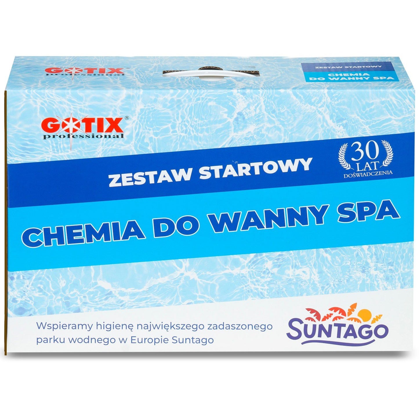 Pool chemicals starter set for SPA