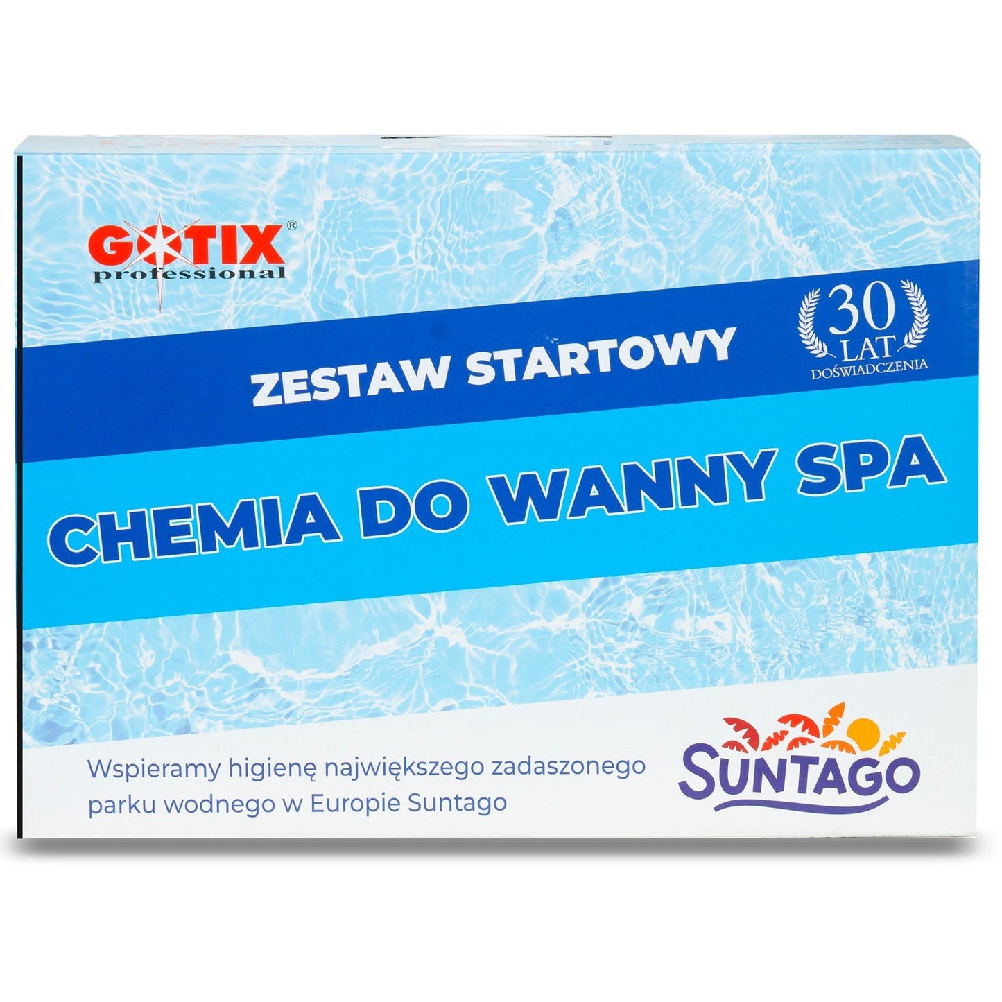 Pool chemicals starter set for SPA