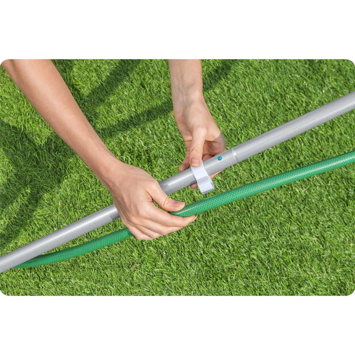 Pool cleaning set, 167 cm stick + vacuum cleaner + Bestway 58013 net