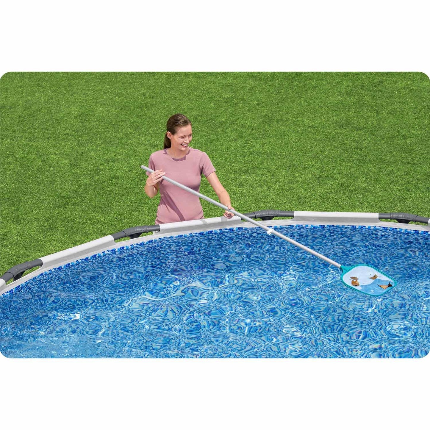 Pool cleaning set, 167 cm stick + vacuum cleaner + Bestway 58013 net