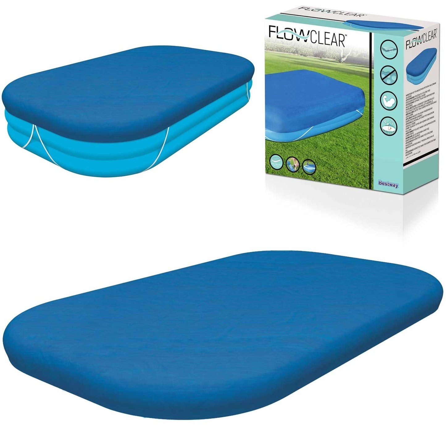 Pool cover 305 x 183 cm Bestway 58108