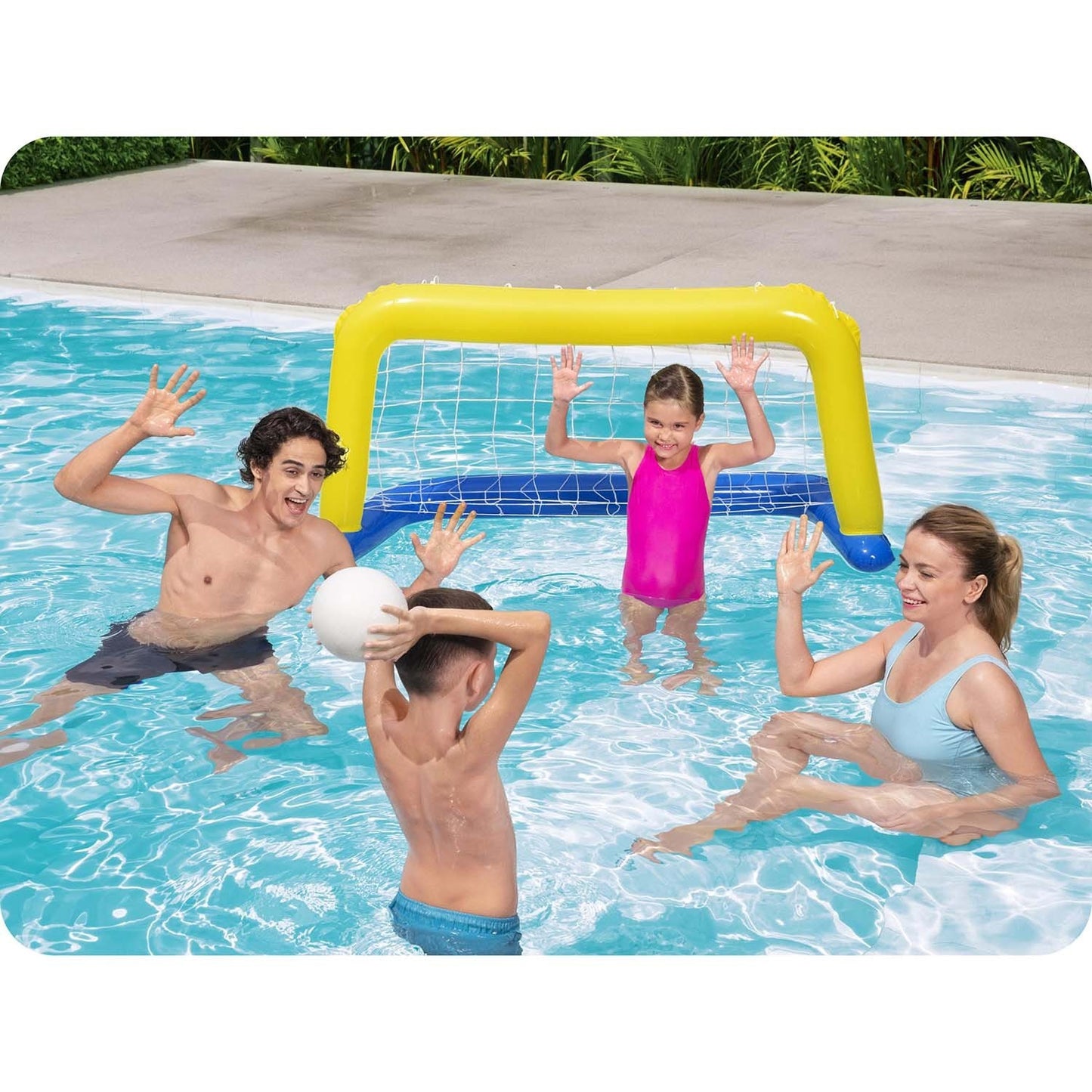Pool goal + ball 137 x 66 cm Bestawy 52123