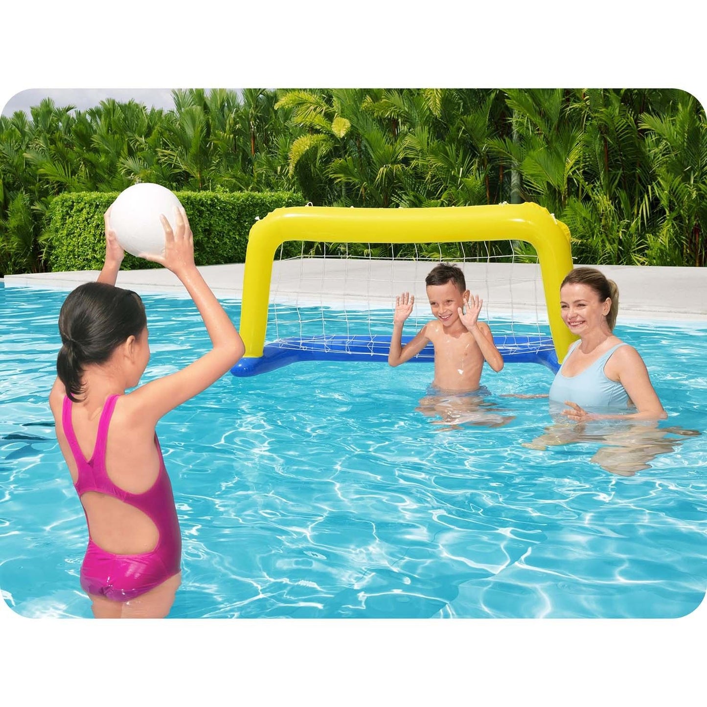 Pool goal + ball 137 x 66 cm Bestawy 52123