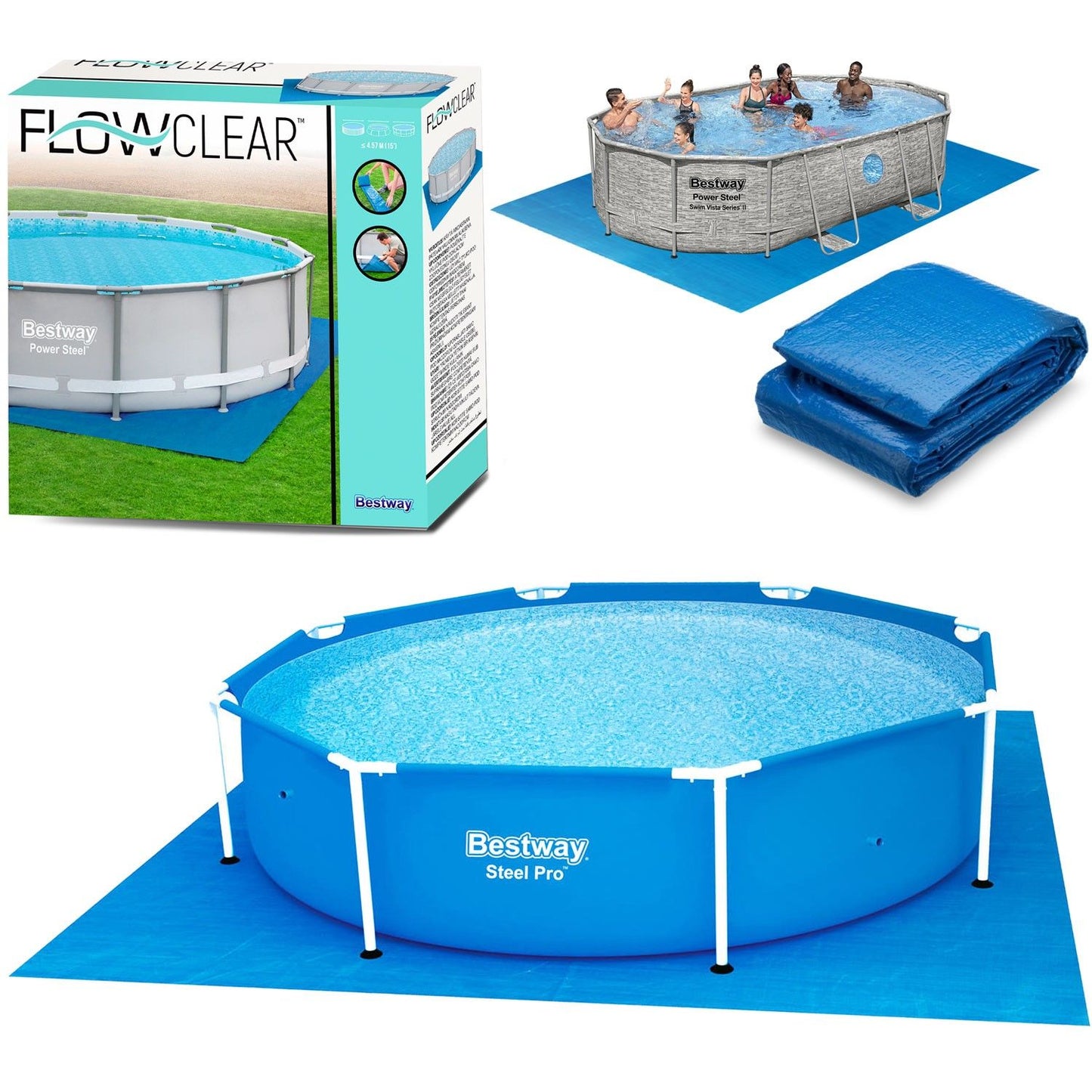 Pool mat - 488 x 488 cm Bestway 58003