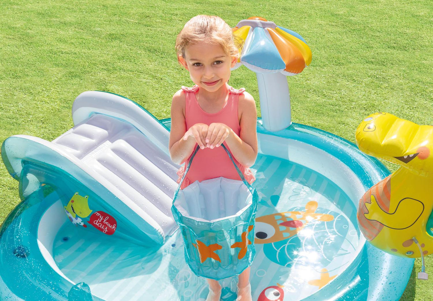 Pool slide water playground paddling pool INTEX 57165