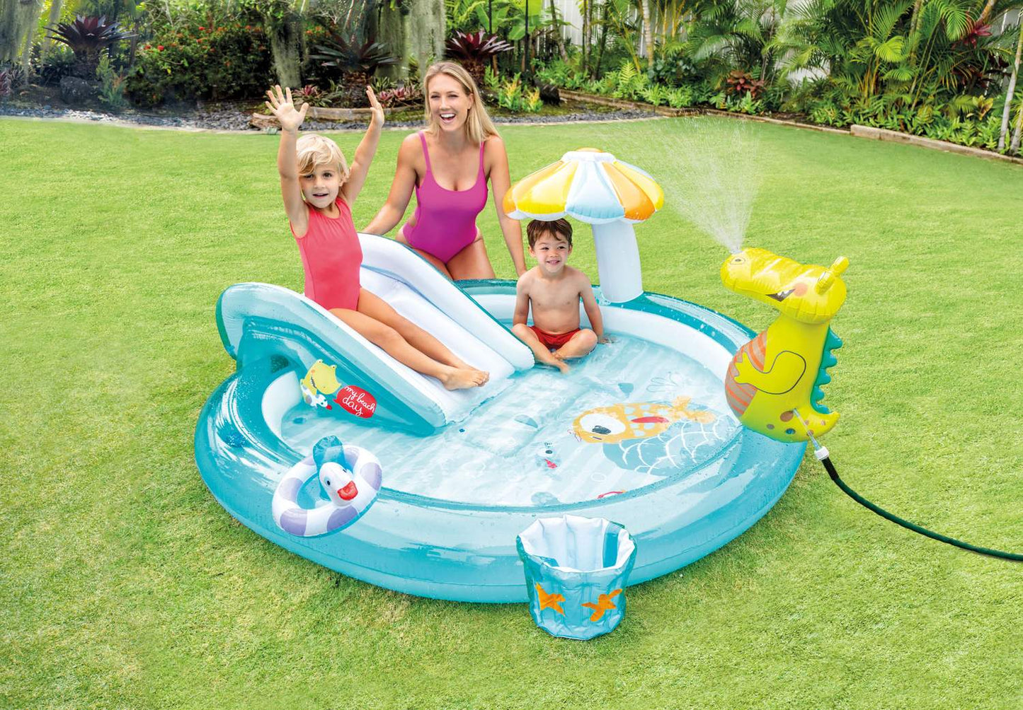 Pool slide water playground paddling pool INTEX 57165