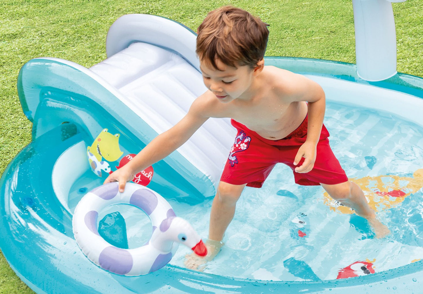 Pool slide water playground paddling pool INTEX 57165
