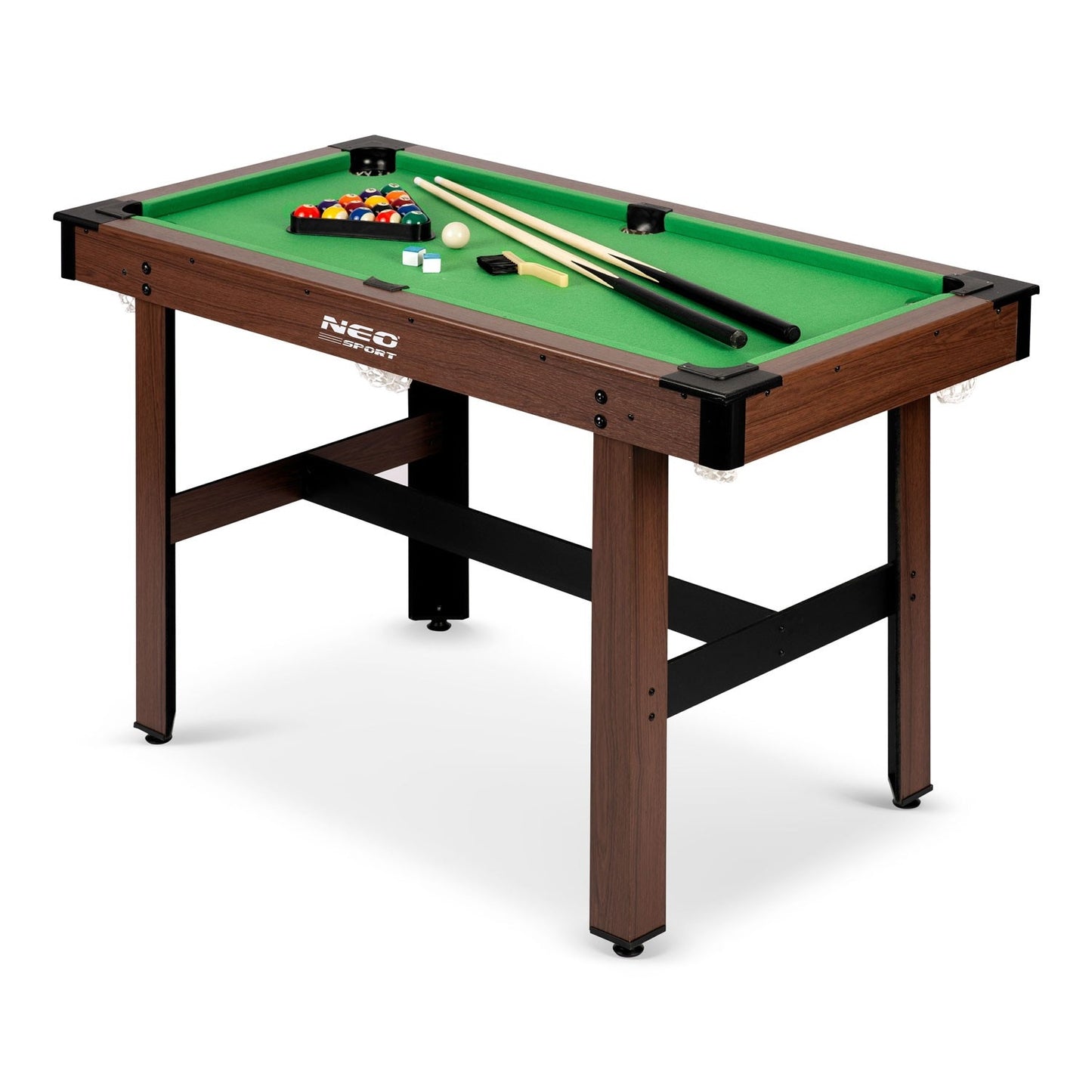 Pool table 122 x 61 x 76 cm NS-807 Dark brown