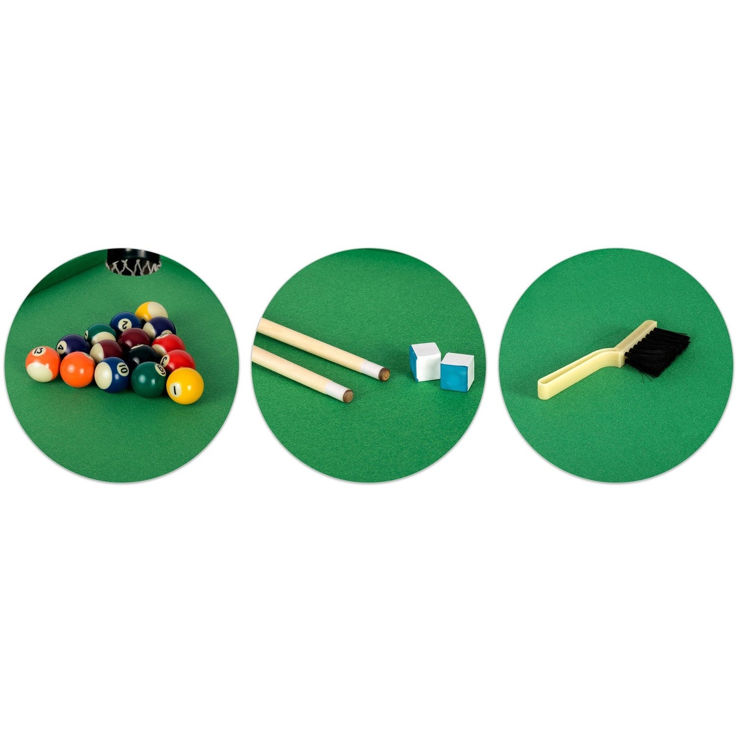Pool table 122 x 61 x 76 cm NS-807 Dark brown