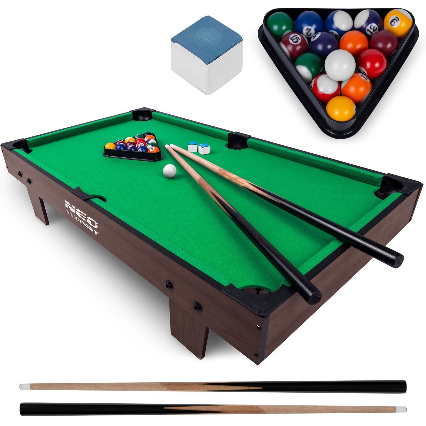 Pool table for games, 92 x 52 x 19 cm, Model NS-806