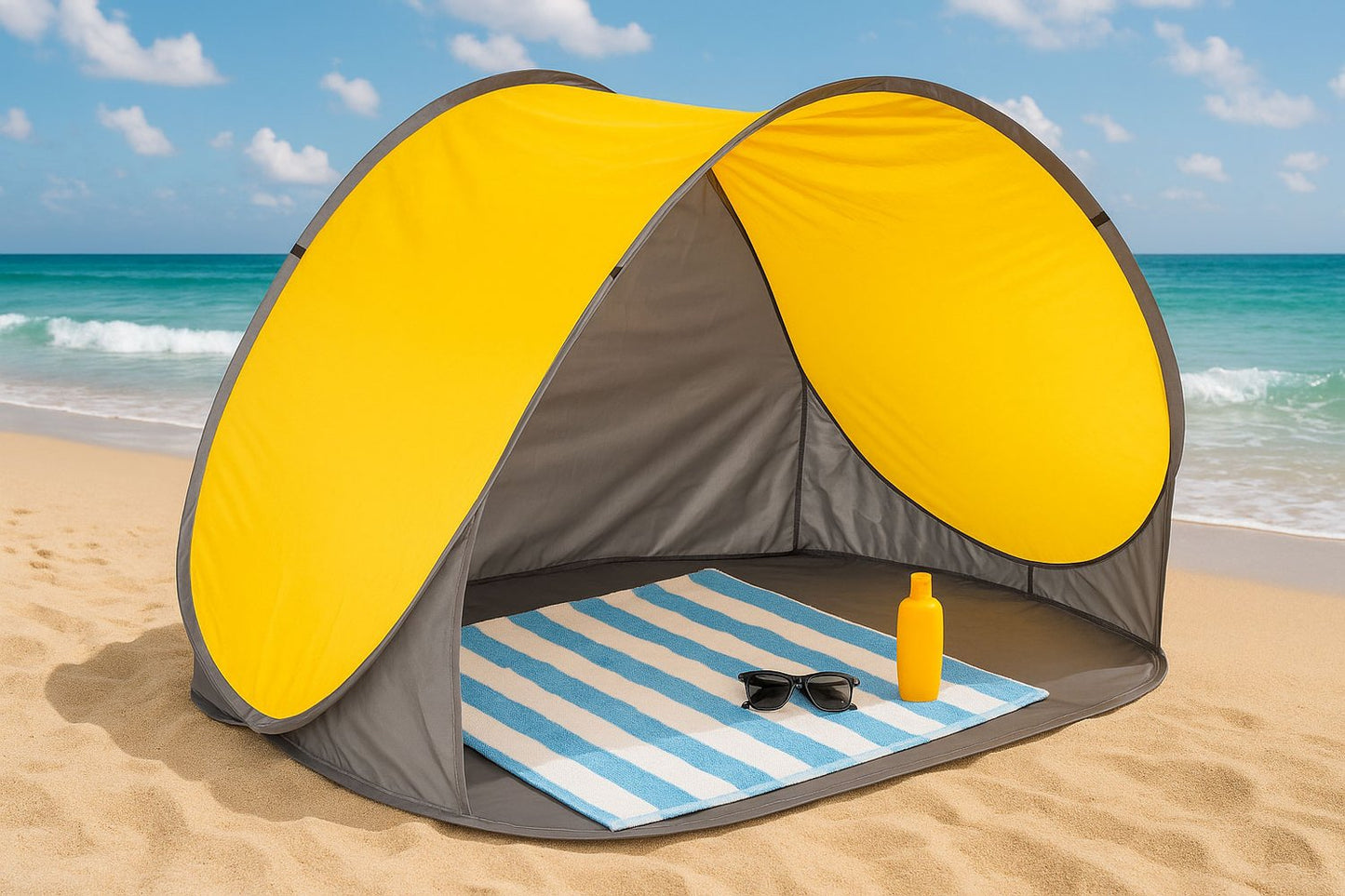 Pop-Up Beach Tent Windbreak for Beach, Pool, Garden MultiGarden