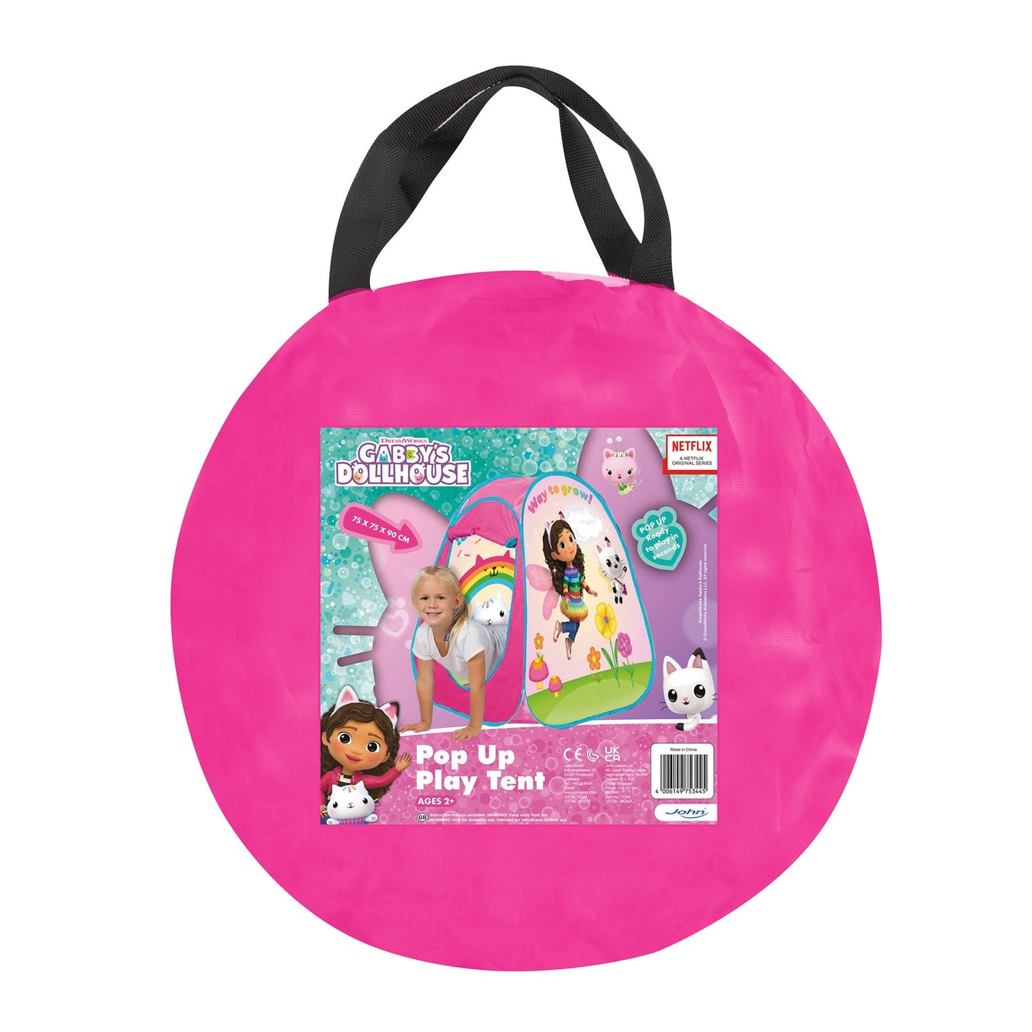 Pop Up Play Tent Gabby´S Dollhouse