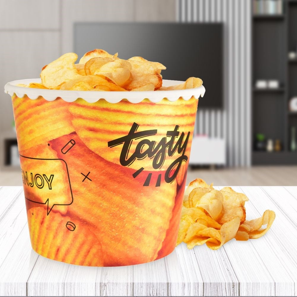 Popcorn bowl: Reusable, 2.3L - Movie nights