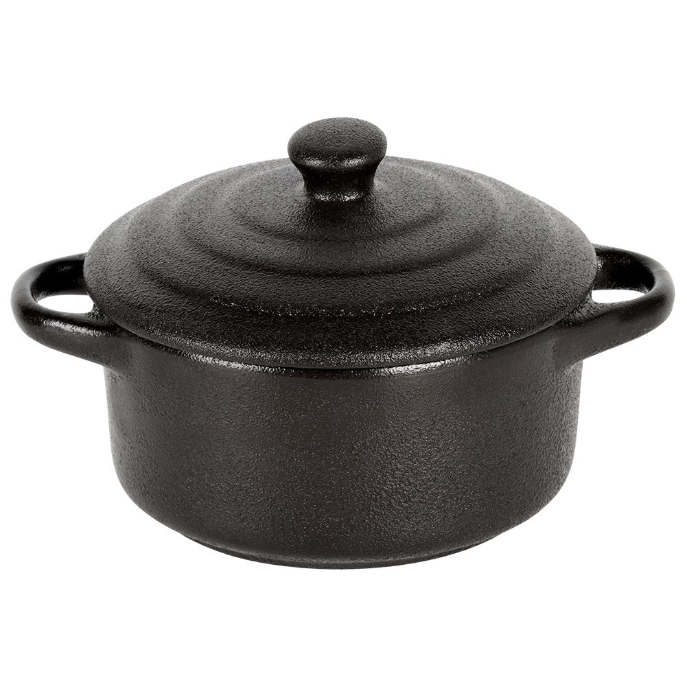 Porcelain Baking Dish with Lid, 150 ml Capacity