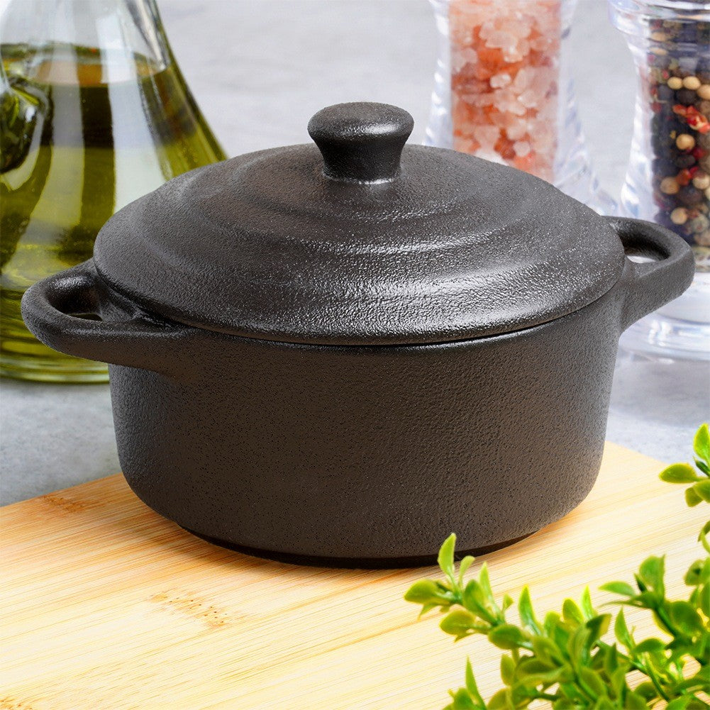 Porcelain Baking Dish with Lid, 300 ml
