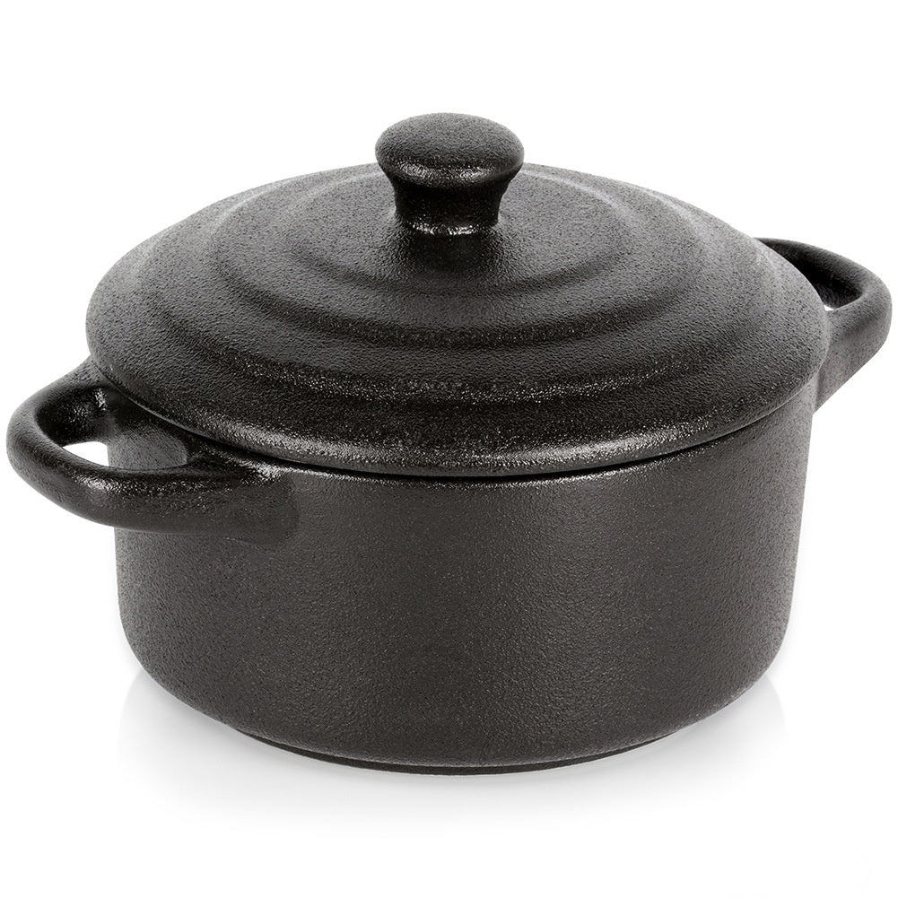 Porcelain Baking Dish with Lid, 450 ml Capacity