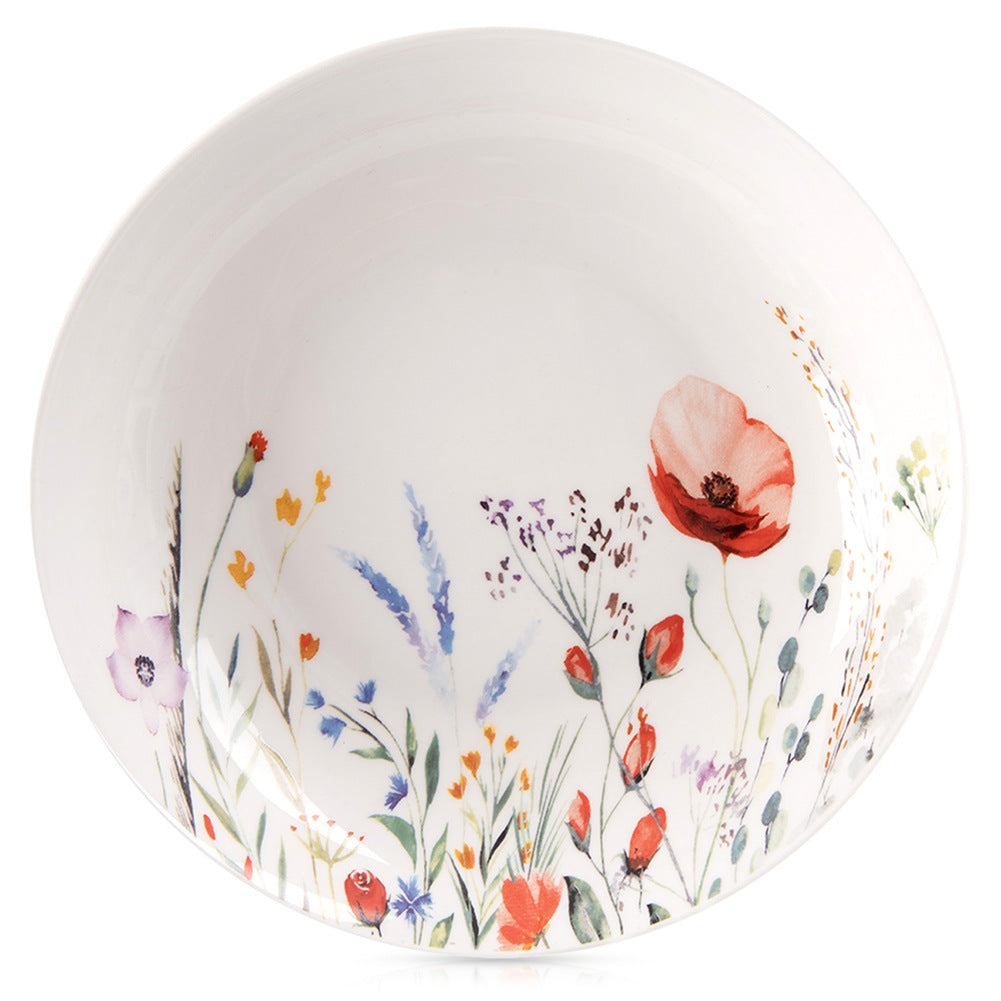 Porcelain Deep Dinner Plate, 20.5 cm, 600 ml