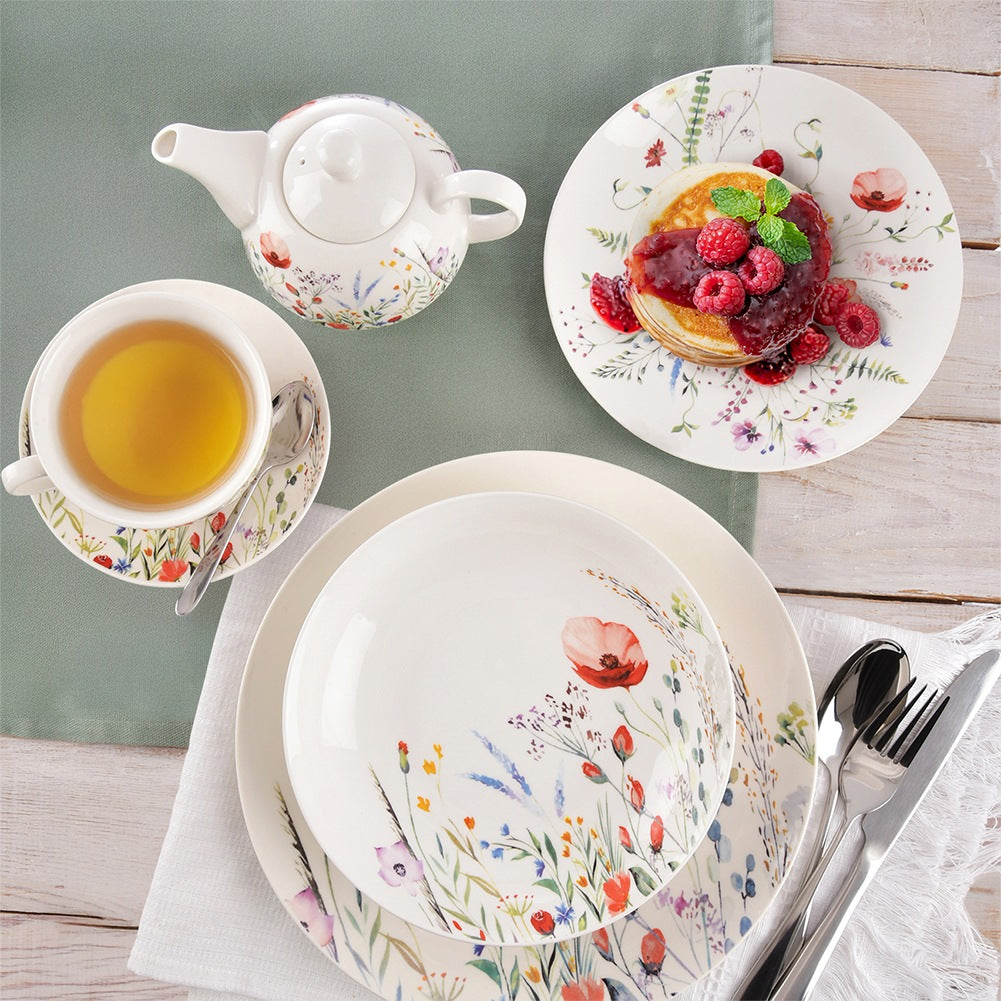 Porcelain Deep Dinner Plate, 20.5 cm, 600 ml