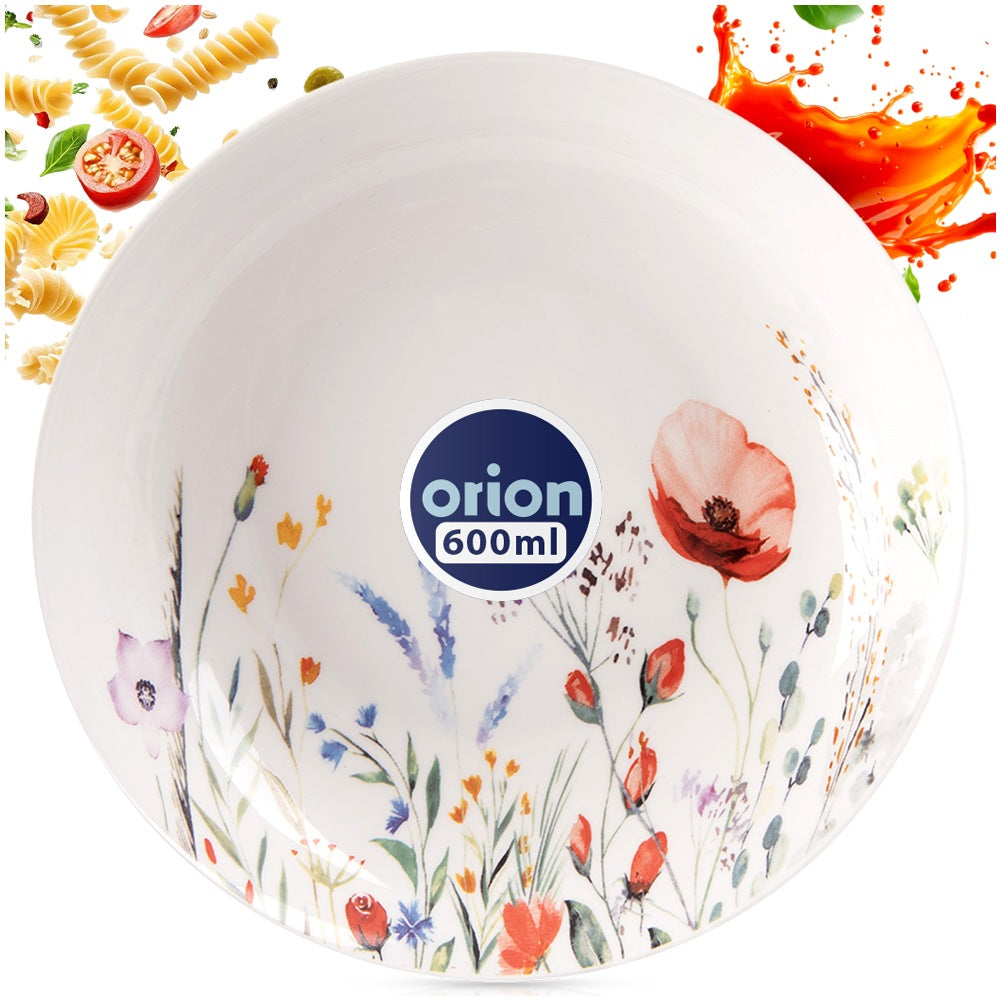 Porcelain Deep Dinner Plate, 20.5 cm, 600 ml