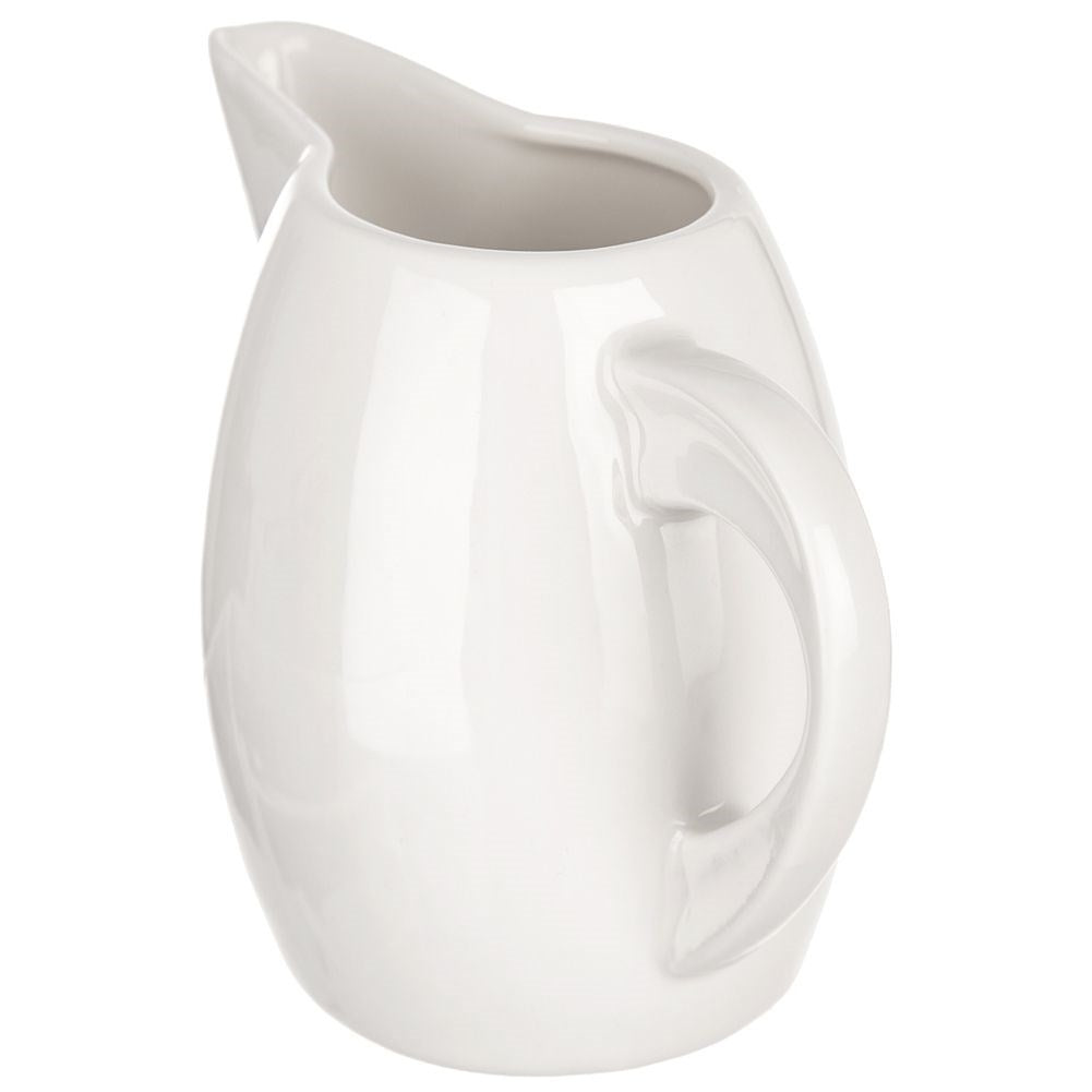 Porcelain Jug with Handle for Cream and Milk