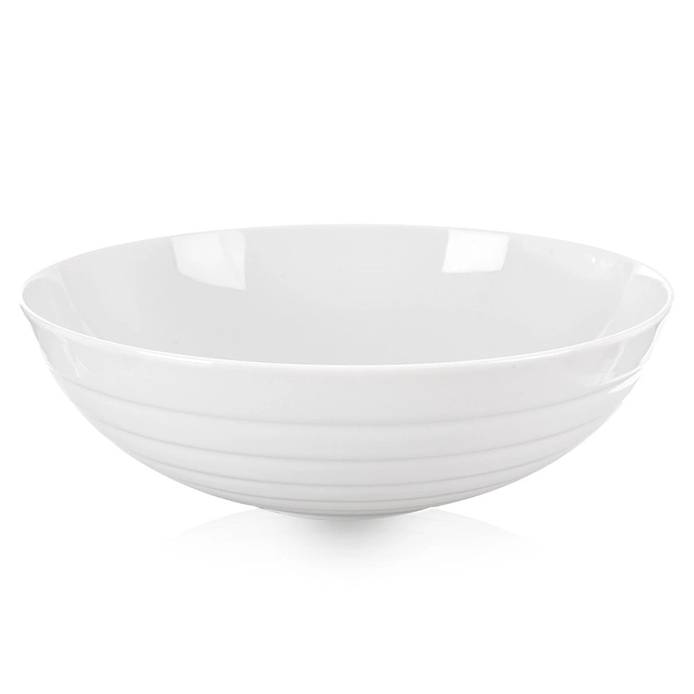 Porcelain Serving Bowl, White, 26 cm, 2.5 L
