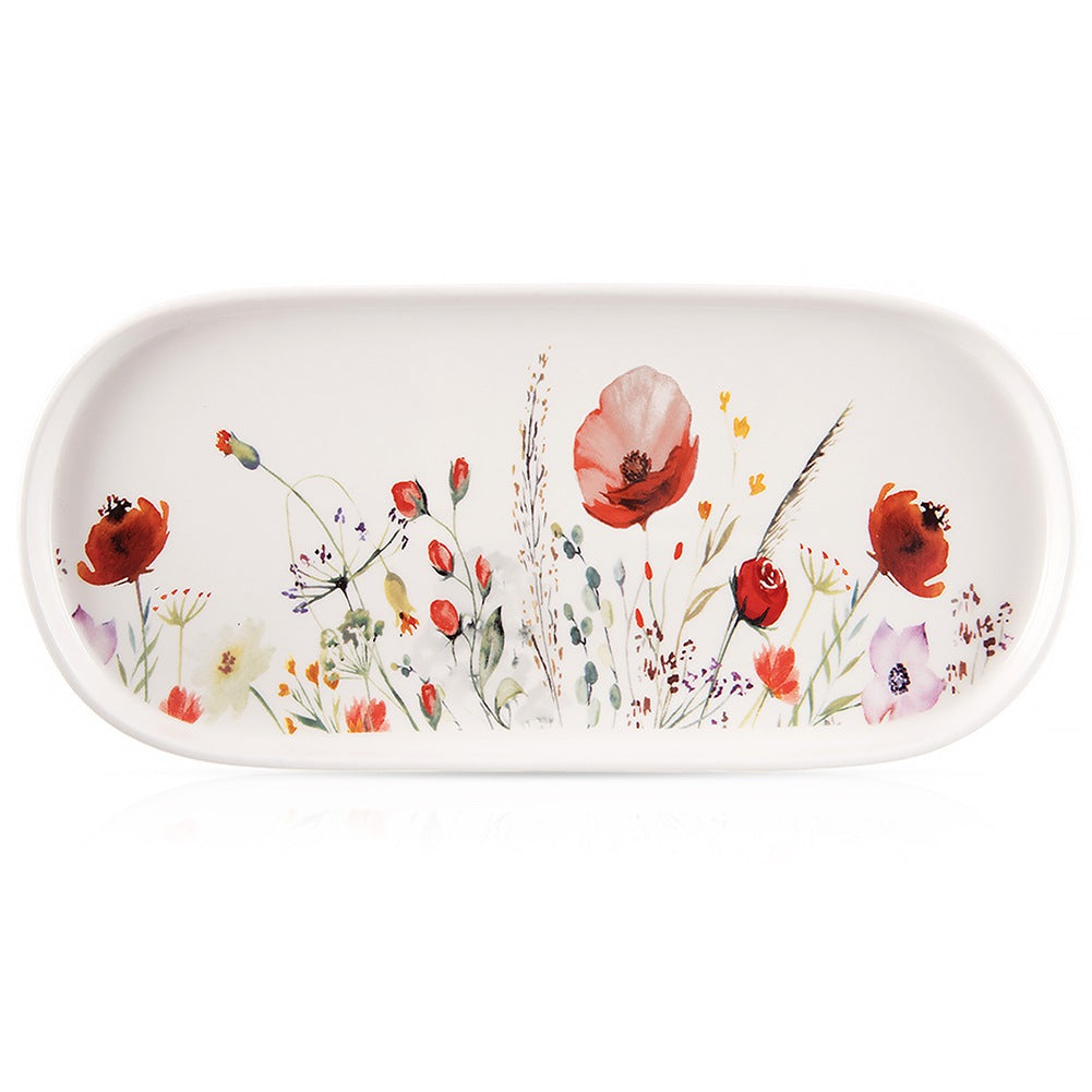 Porcelain Serving Plate 25x12 cm