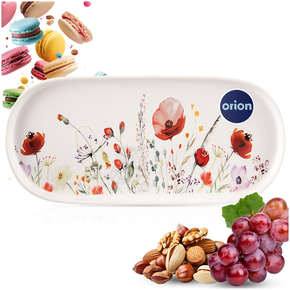 Porcelain Serving Plate 25x12 cm