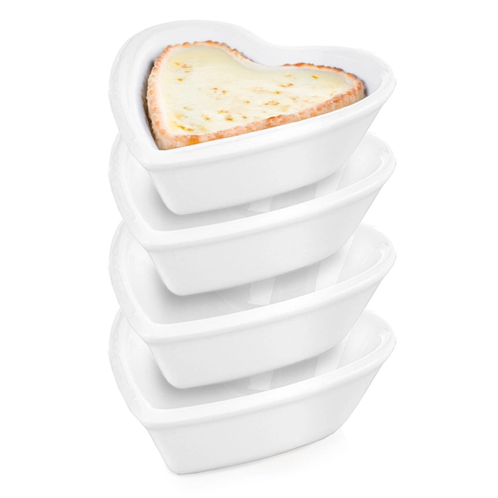 Porcelain Snack Bowls, 35 ml, Set of 4, Microwave Safe