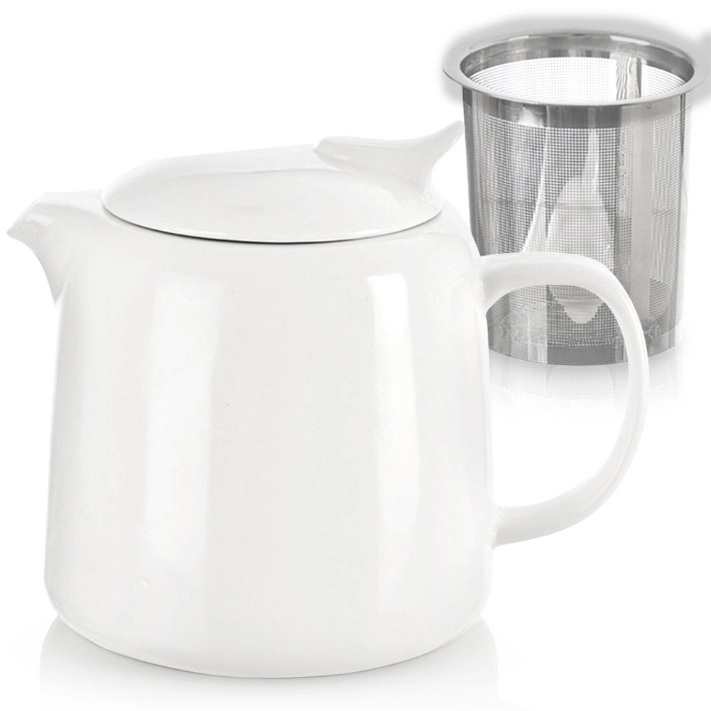 Porcelain Teapot with Infuser, 650 ml Capacity