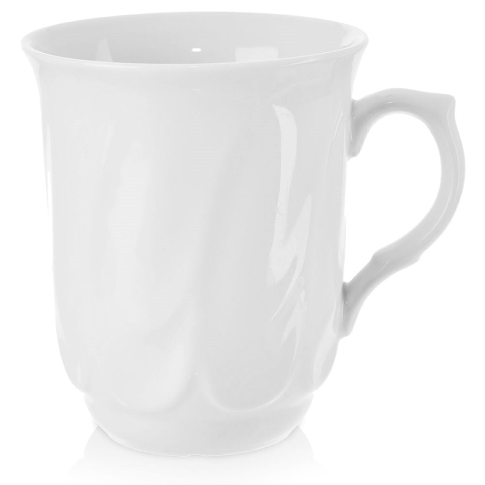 Porcelain coffee cup: Elegant, durable and dishwasher safe