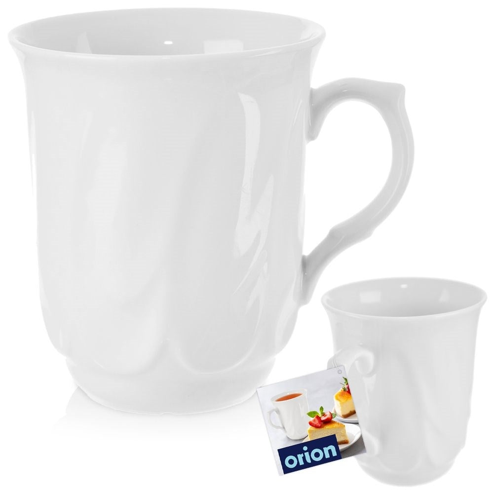 Porcelain coffee cup: Elegant, durable and dishwasher safe