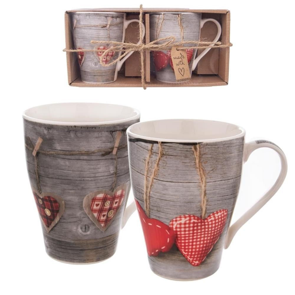 Porcelain cups 350 ml 2 pcs.