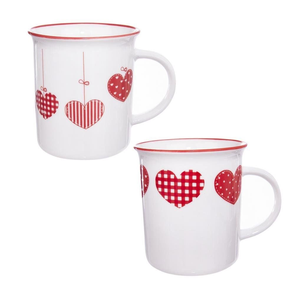 Porcelain cups 350 ml 2 pcs.