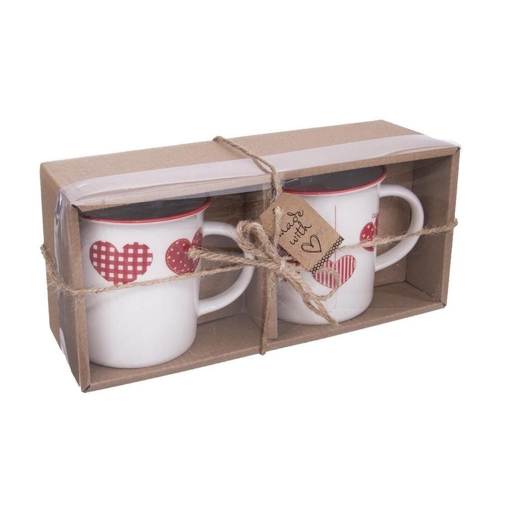 Porcelain cups 350 ml 2 pcs.