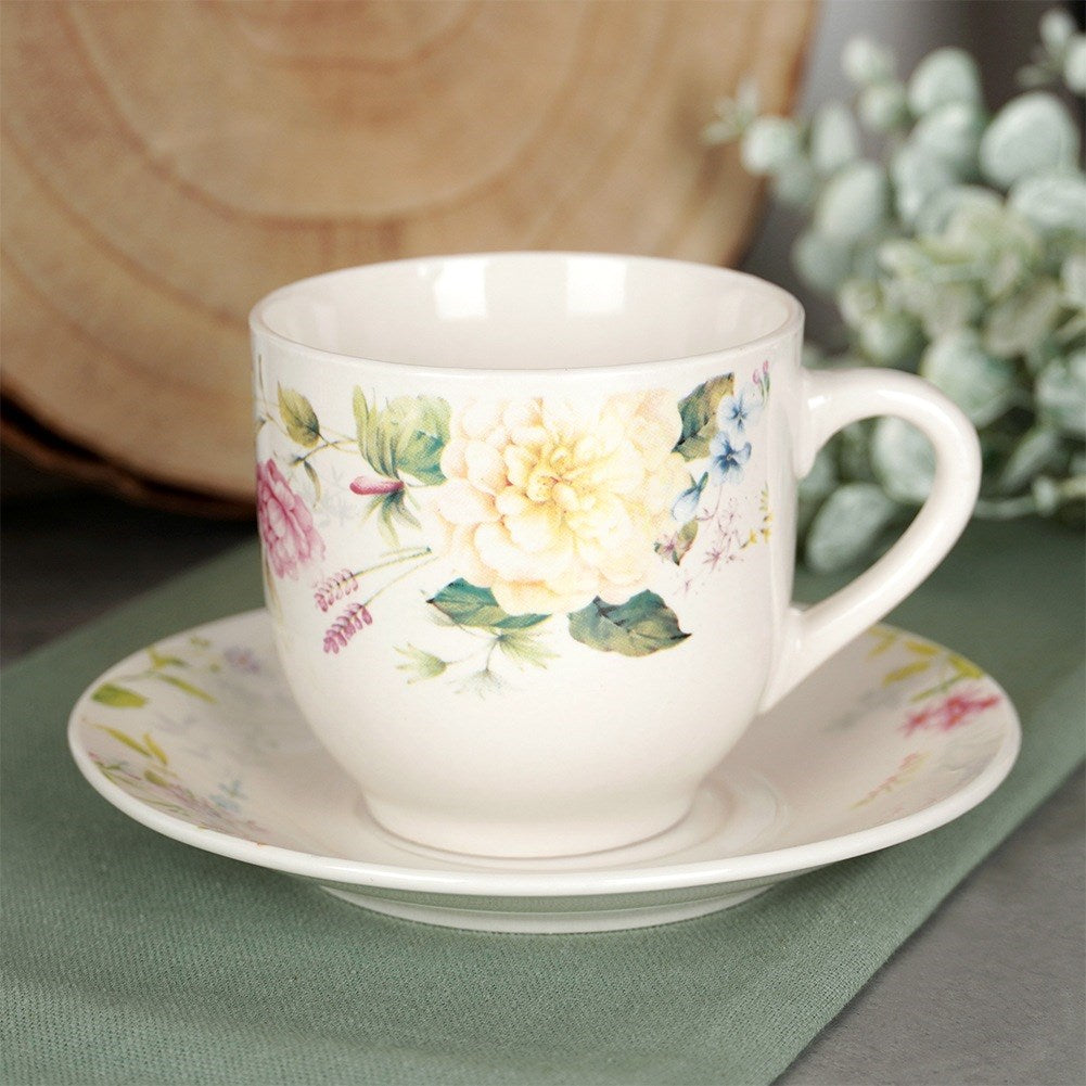 Porcelain cup with saucer 200 ml