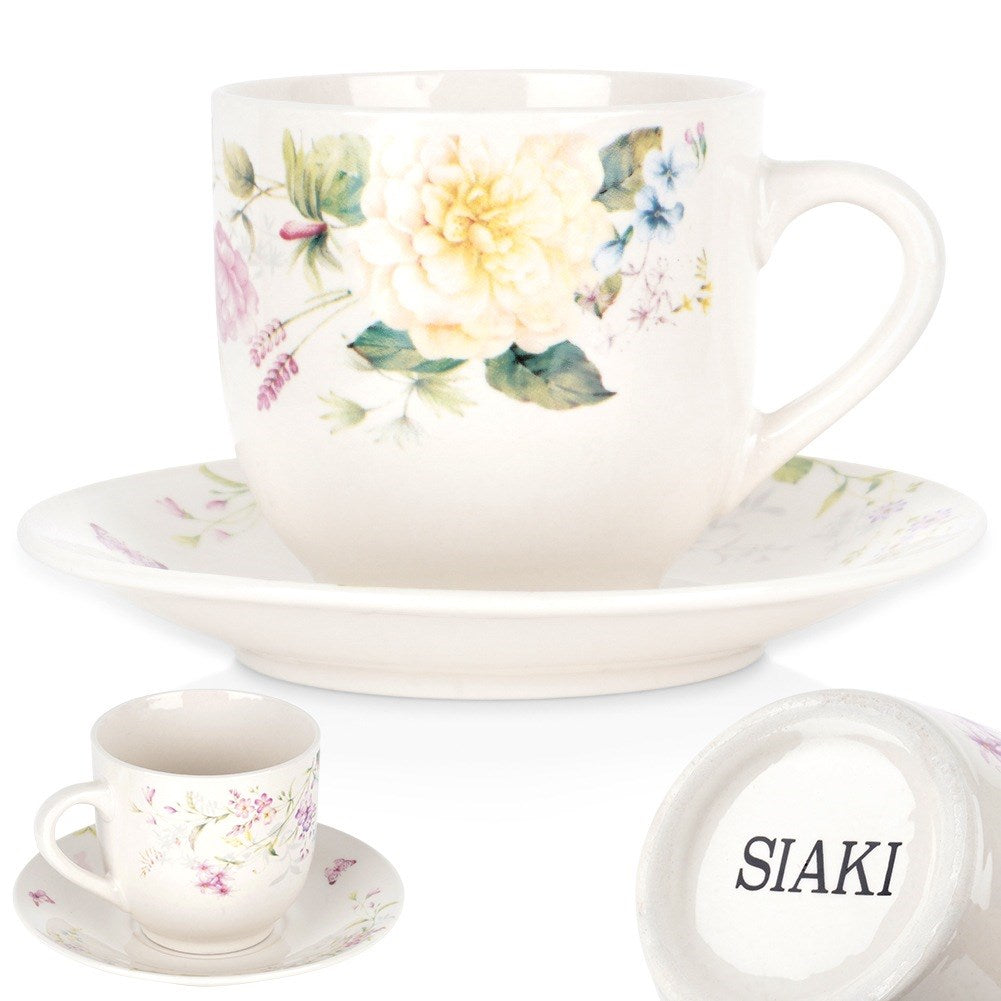 Porcelain cup with saucer 200 ml
