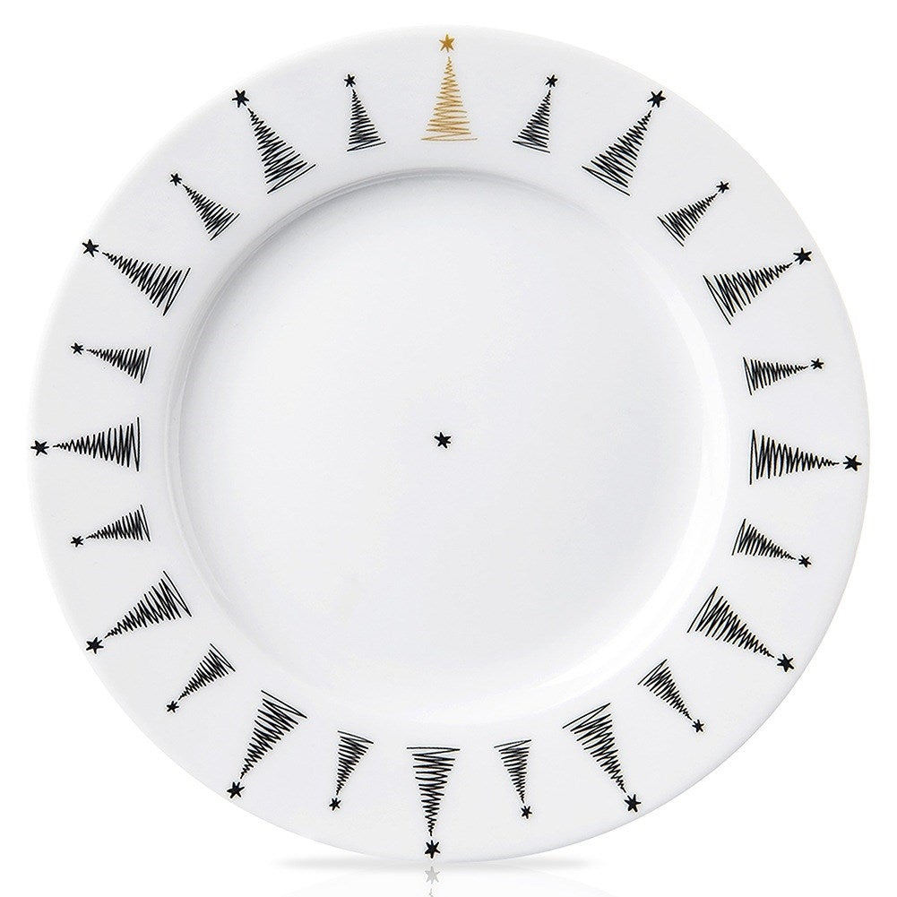 Porcelain dessert plate CHRISTMAS TREE 20 cm