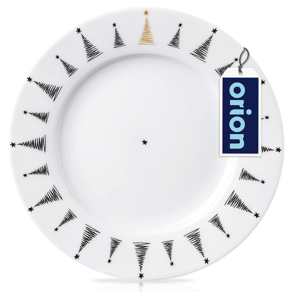 Porcelain dessert plate CHRISTMAS TREE 20 cm