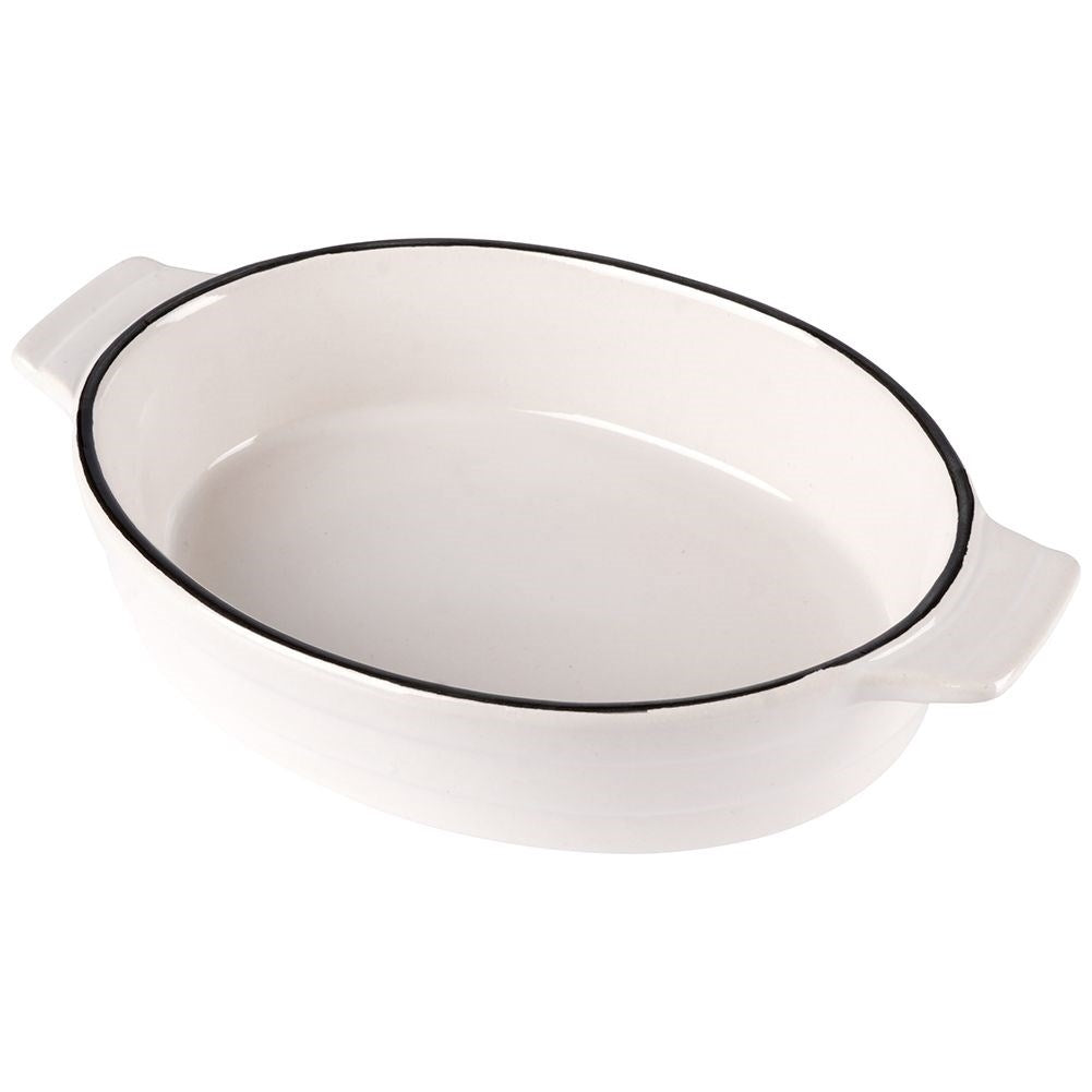 Porcelain oven dish for lasagna and gratin