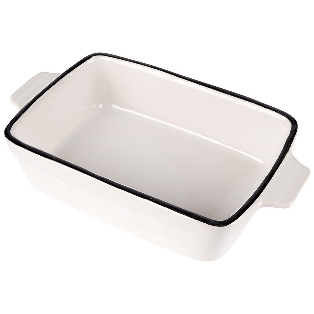 Porcelain oven dish for lasagna and gratins