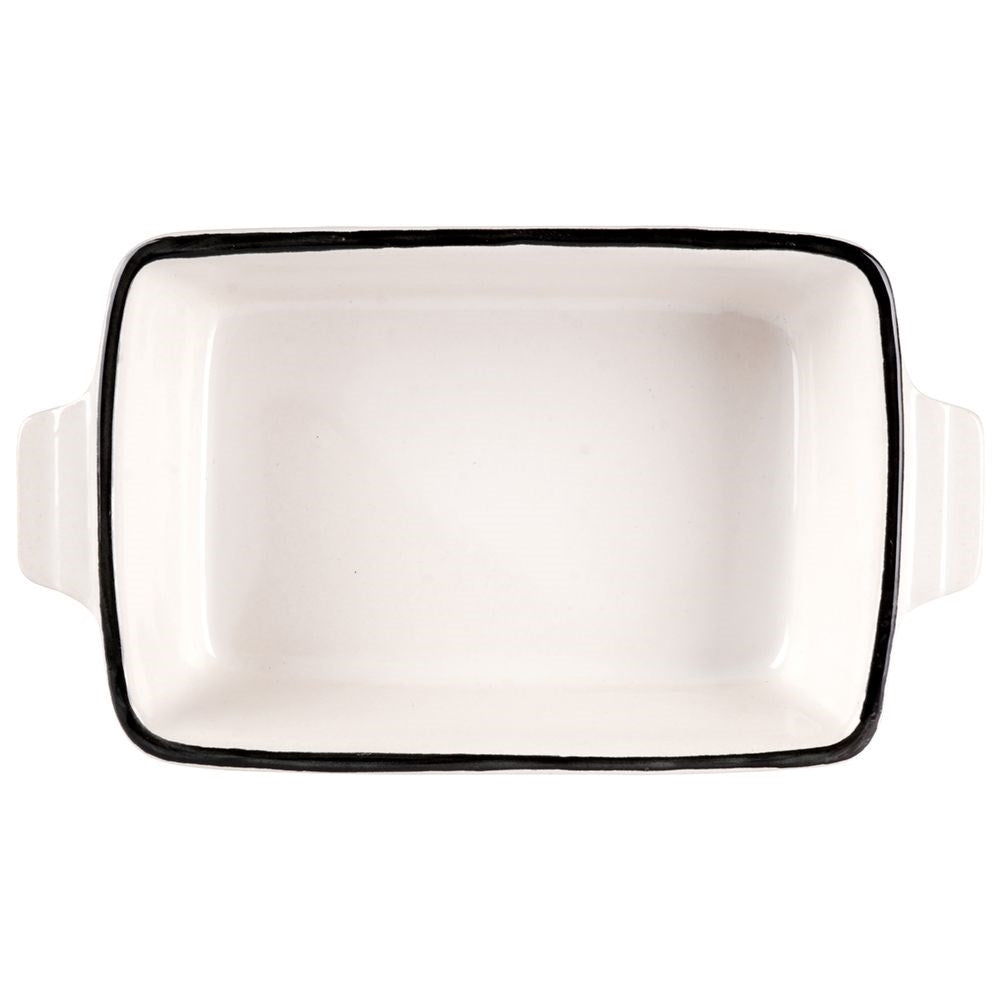 Porcelain oven dish for lasagna and gratins