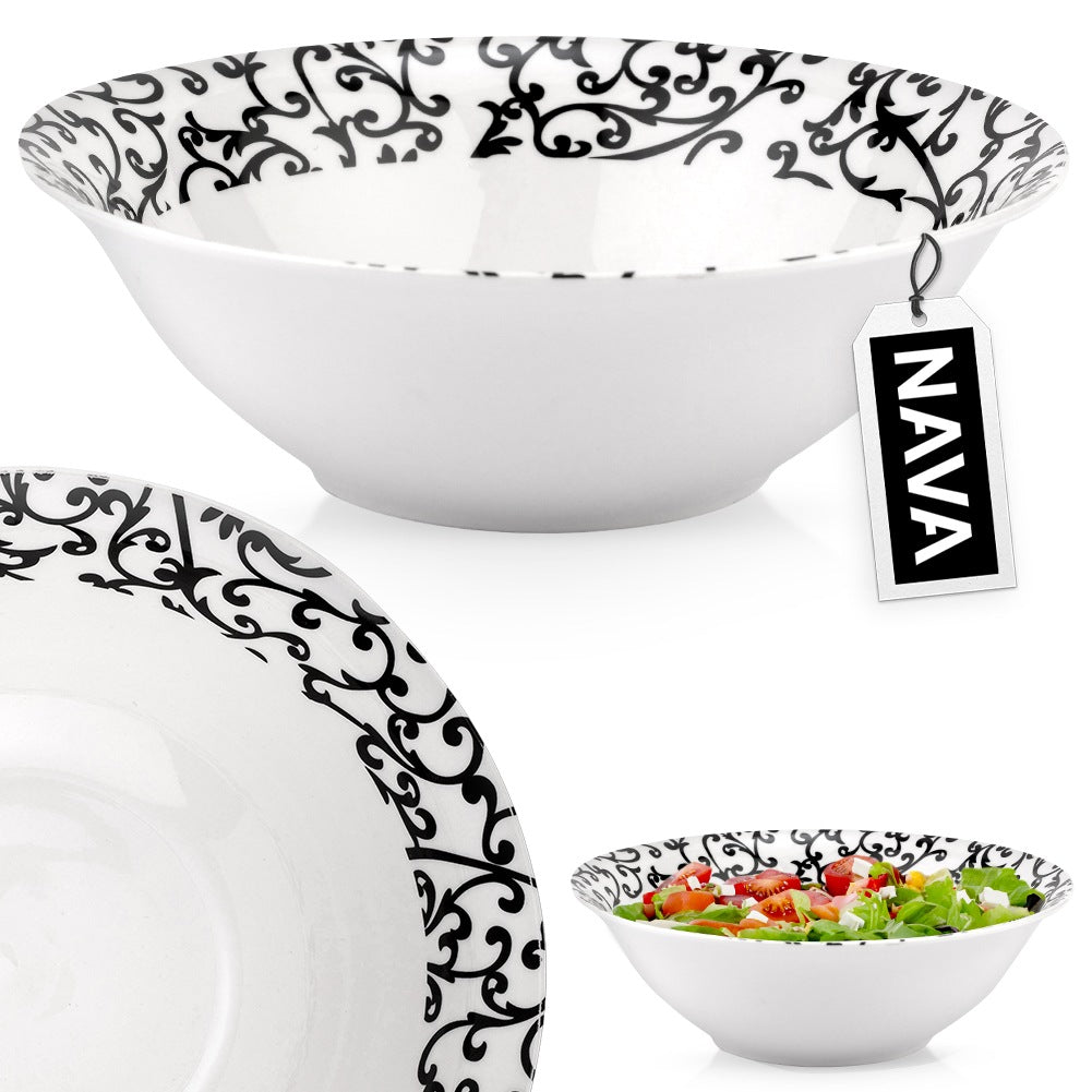 Porcelain salad bowl ELLIE 23 cm, 1.1 l