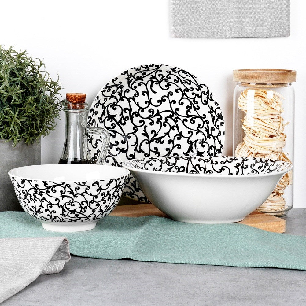 Porcelain salad bowl ELLIE 23 cm, 1.1 l
