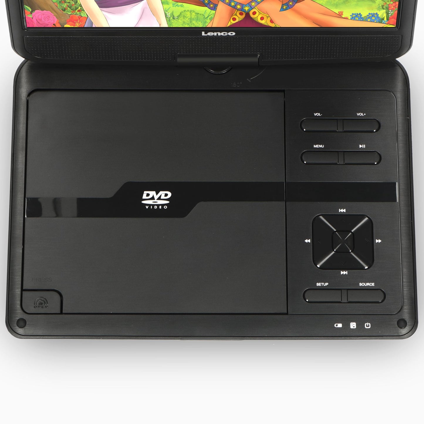 Portable 10" DVD Player with USB & Headphone Bracket
