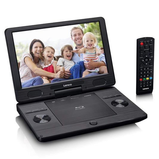 Portable 11.5" Blu-ray/DVD Player with USB & SD Slot