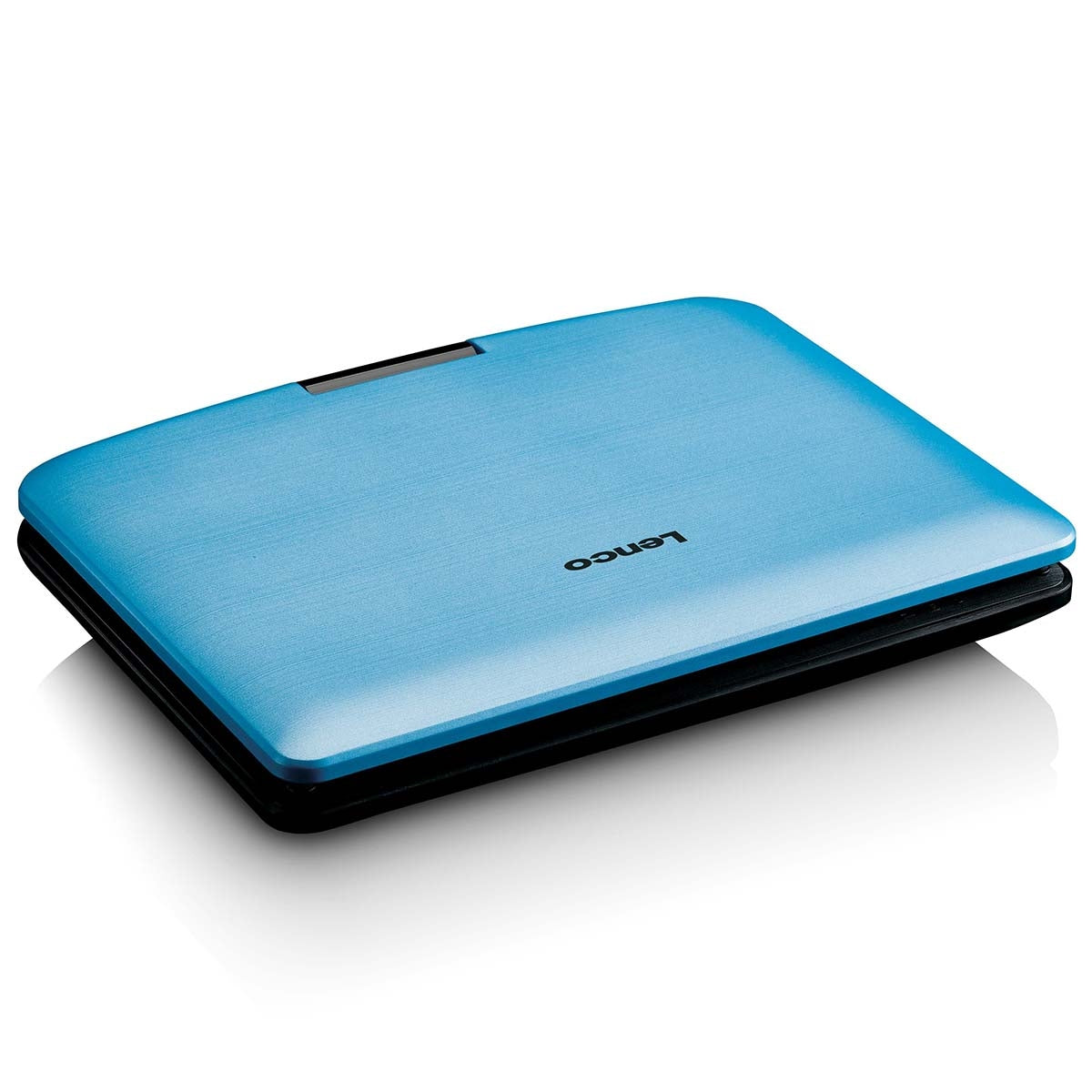 Portable 9" DVD player with USB headphones and mounting bracket Blue / Black