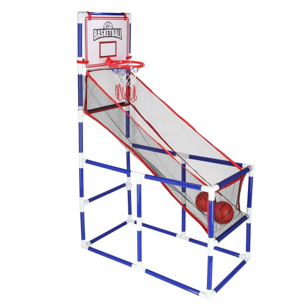 Portable Basketball Arcade Game with 2 Balls & Pump