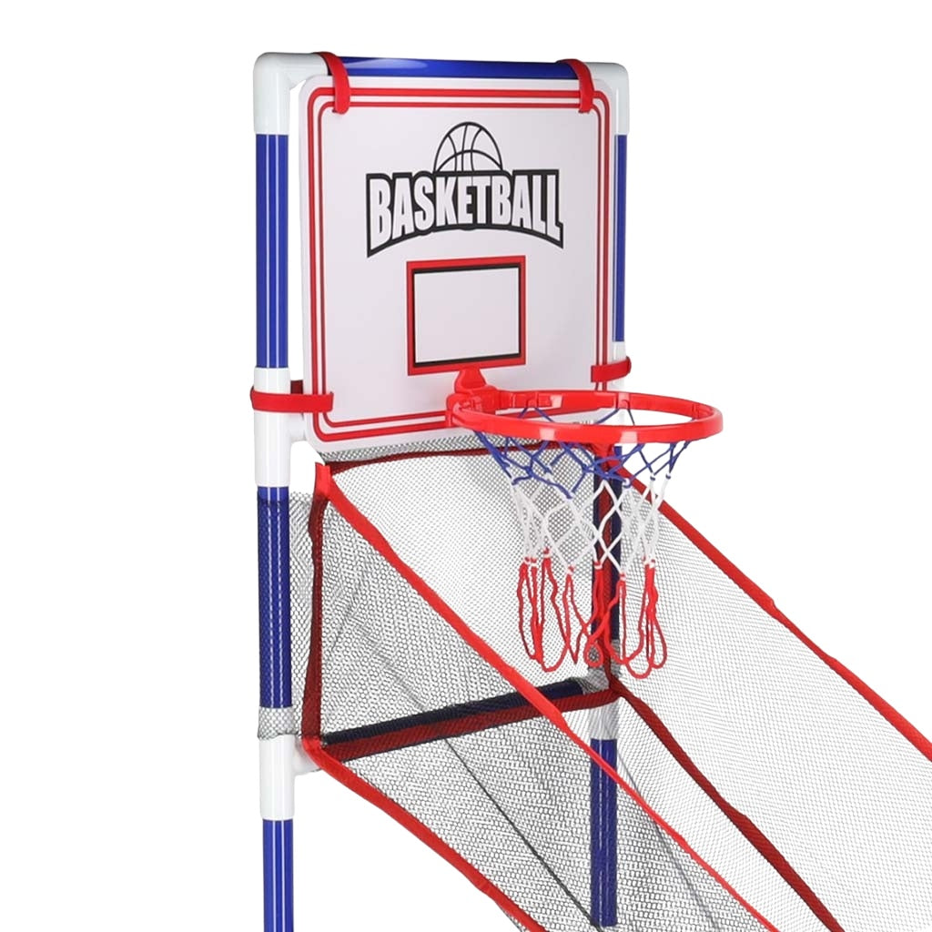 Portable Basketball Arcade Game with 2 Balls & Pump