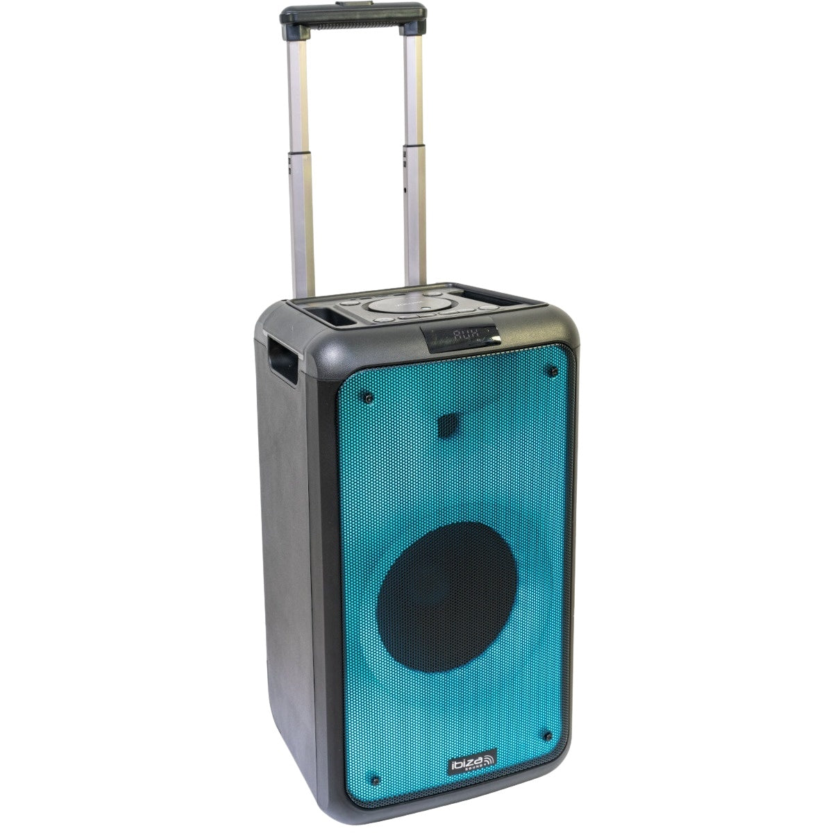 Portable Bluetooth Speaker, 120W, LED Lights, USB/AUX