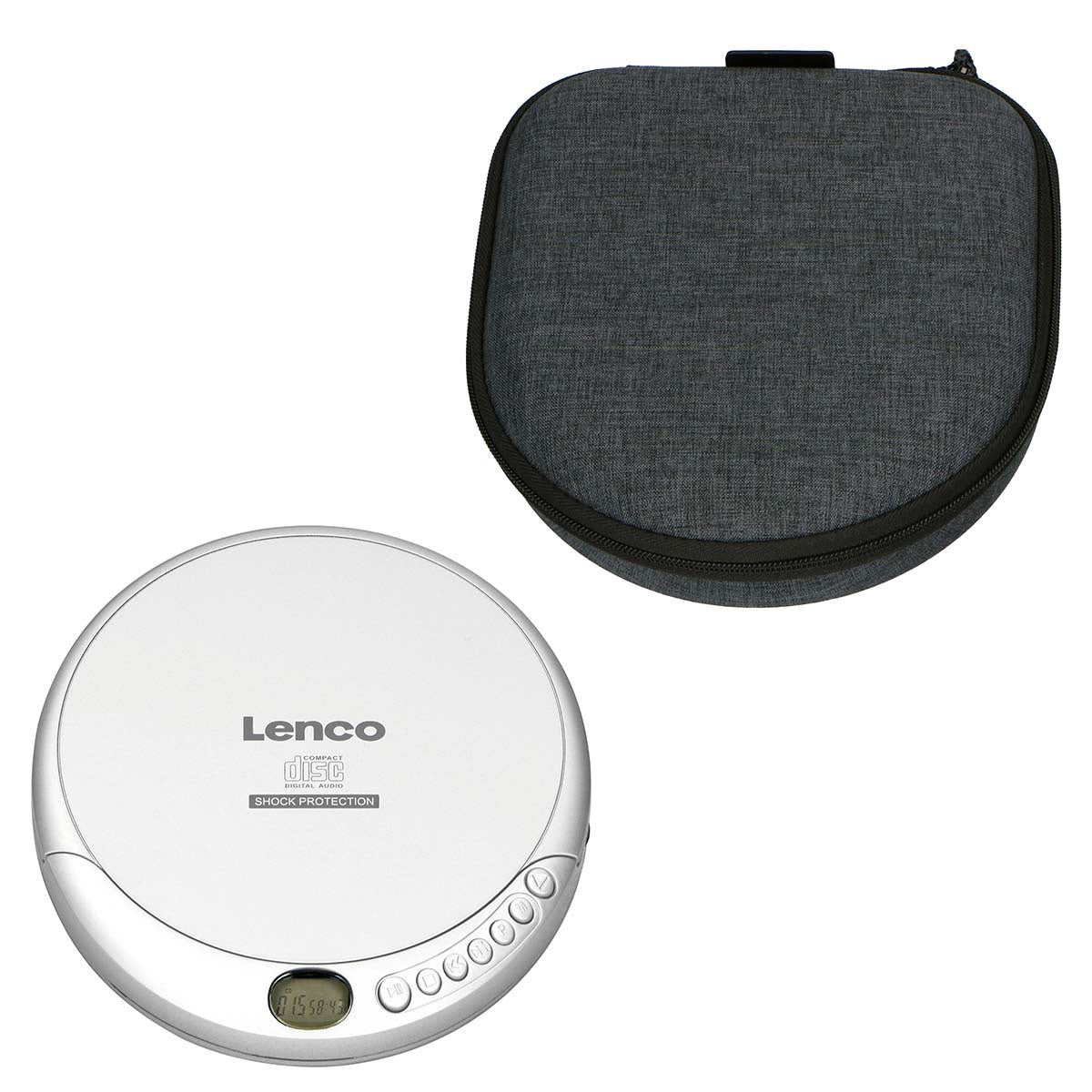 Portable CD/MP3 Player with Anti-Shock & Power Bank Case